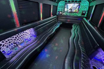 Oklahoma City Limo Bus Interior