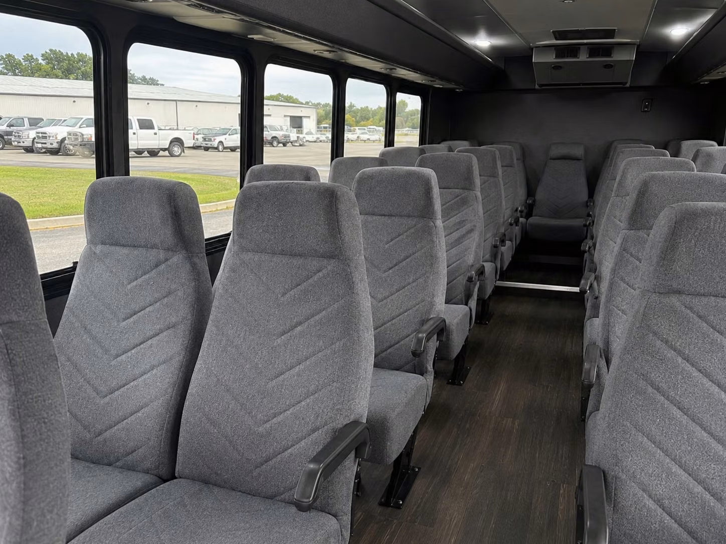 15 passenger minibus interior