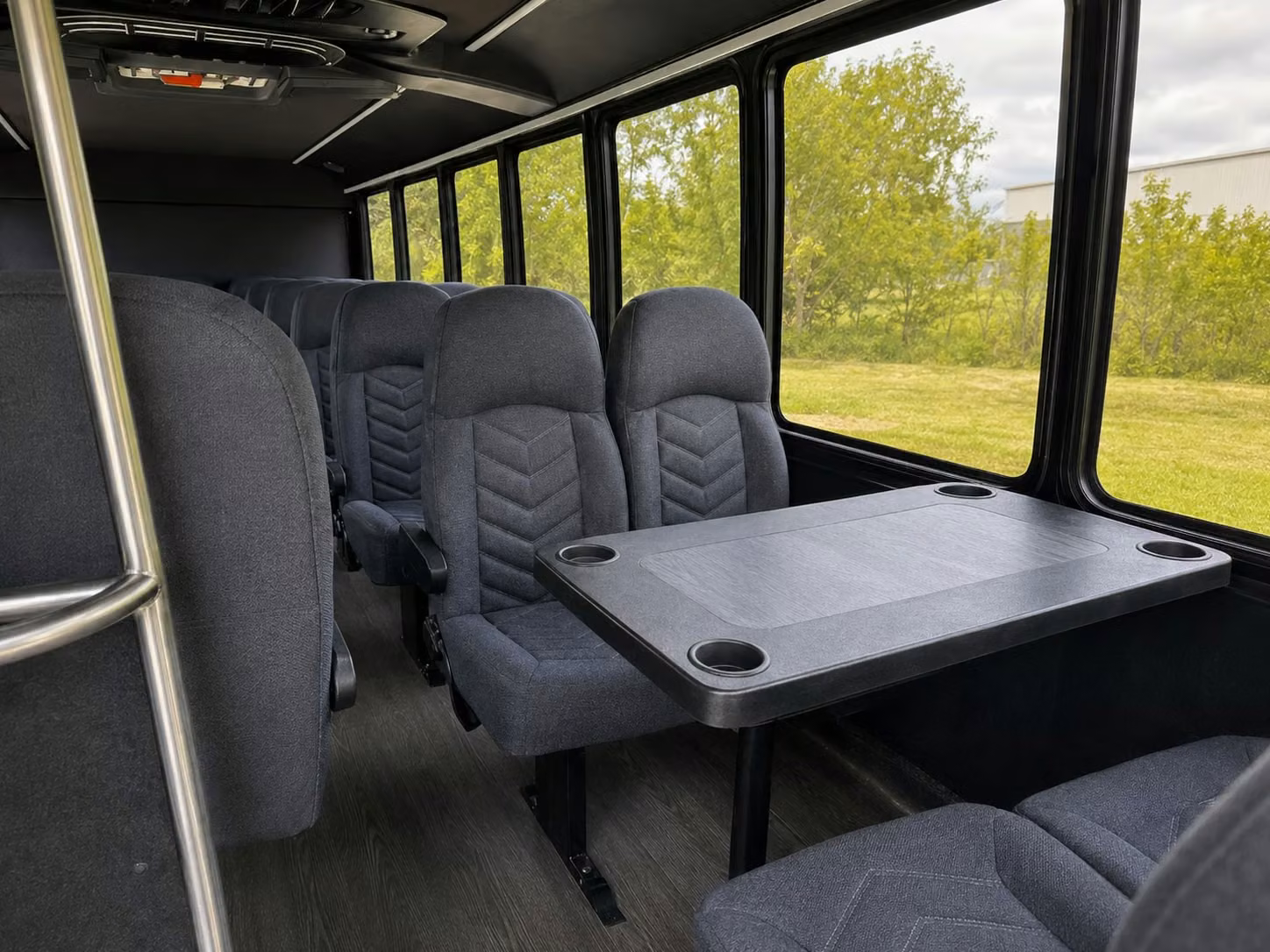 18 passenger minibus inside