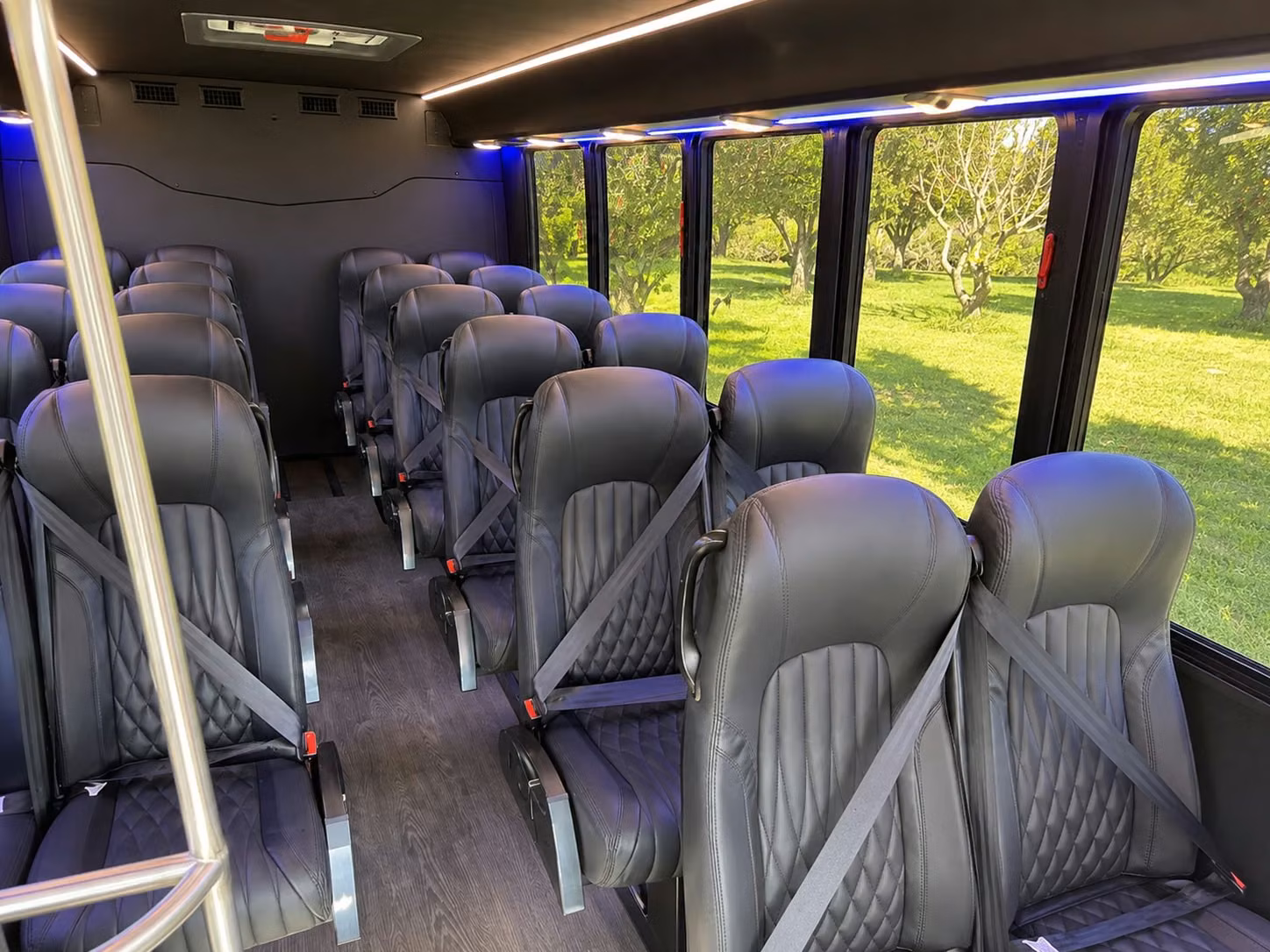 20 passenger minibus interior