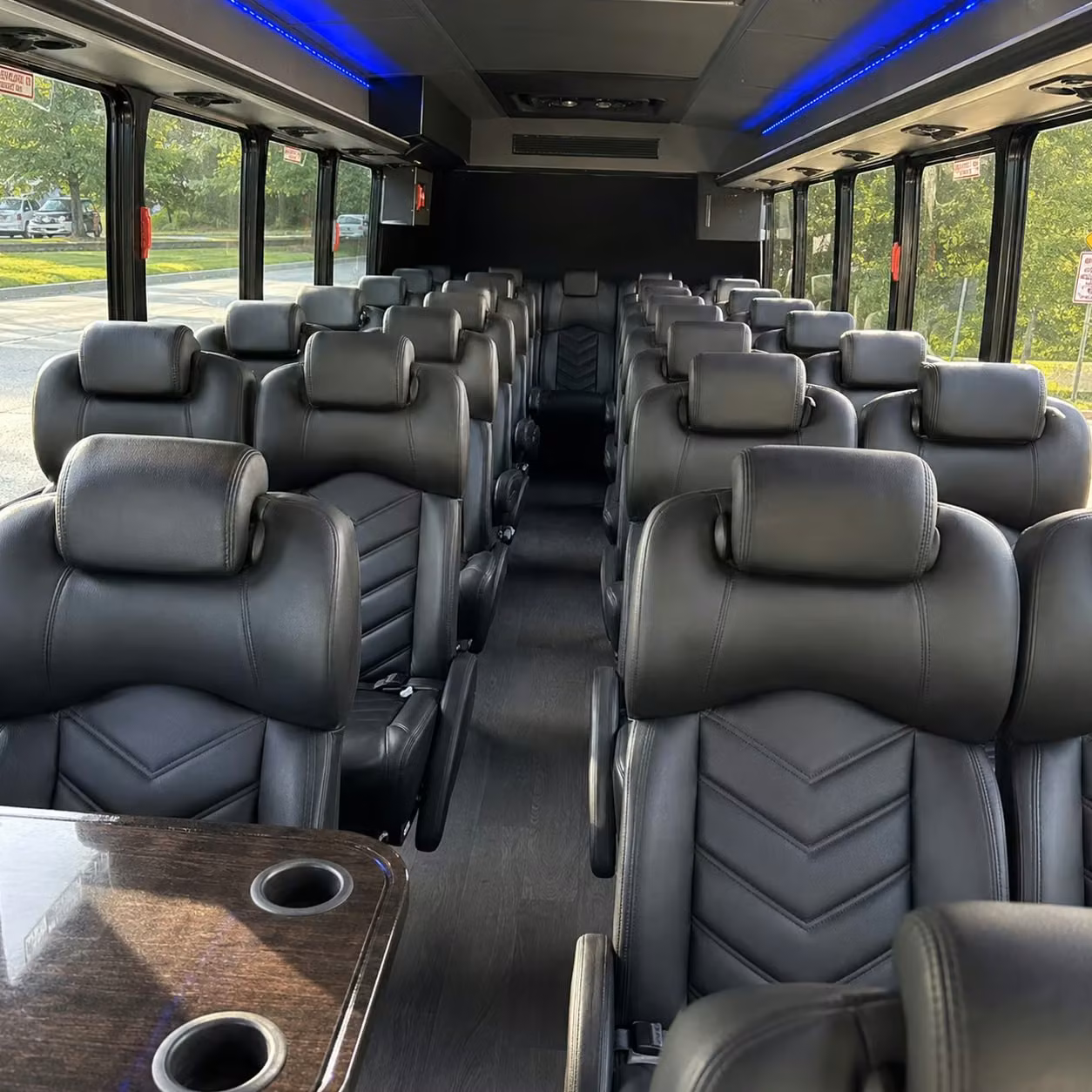 25 passenger minibus inside