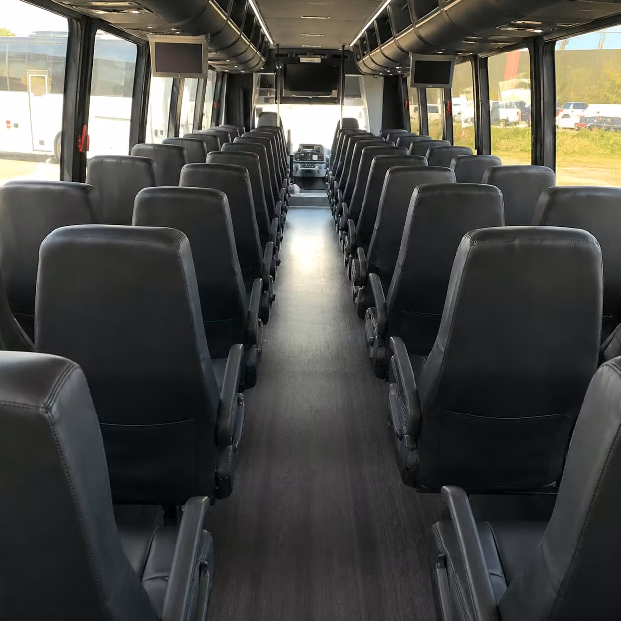 28 passenger minibus inside