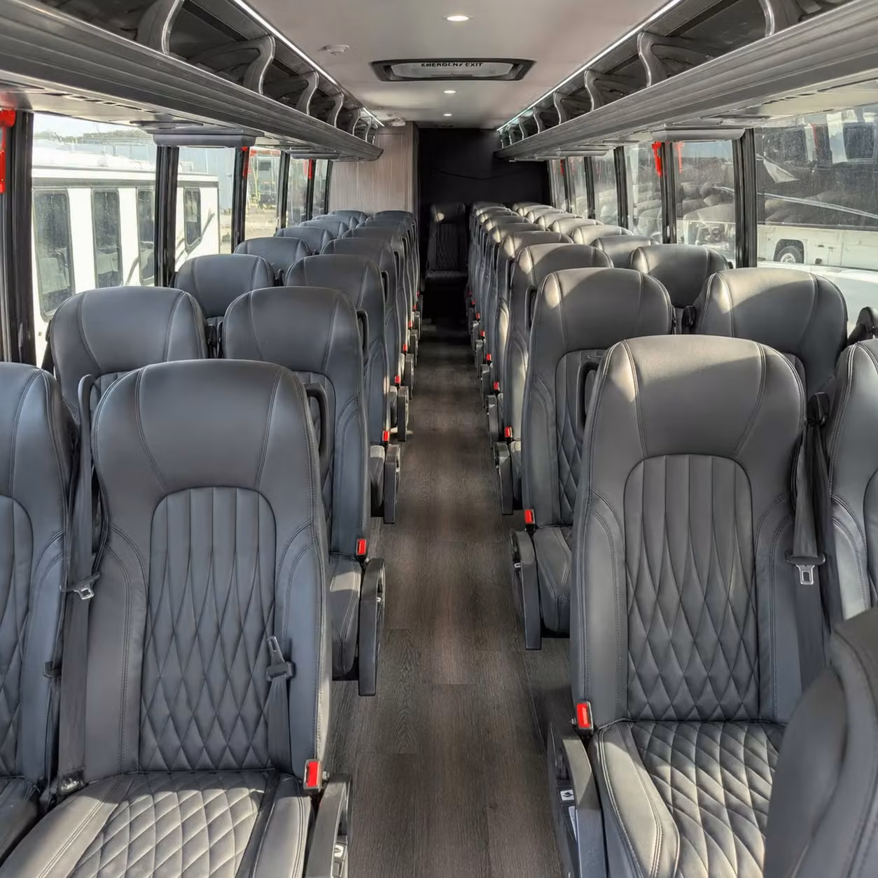 28 passenger minibus interior