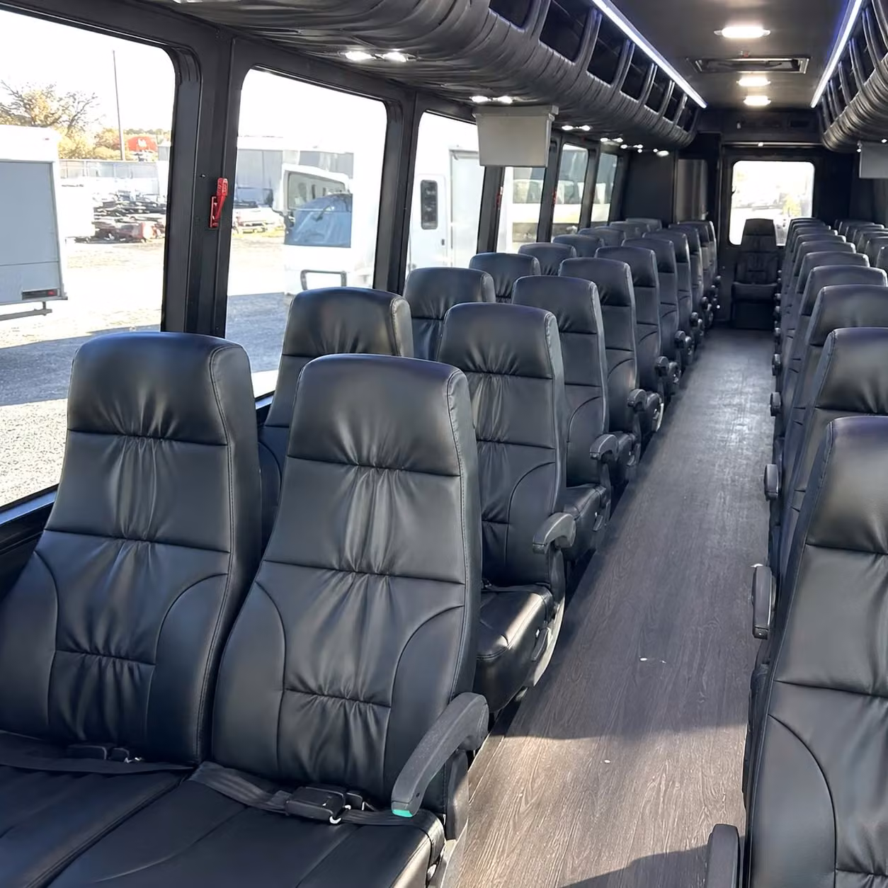 30 passenger minibus interior