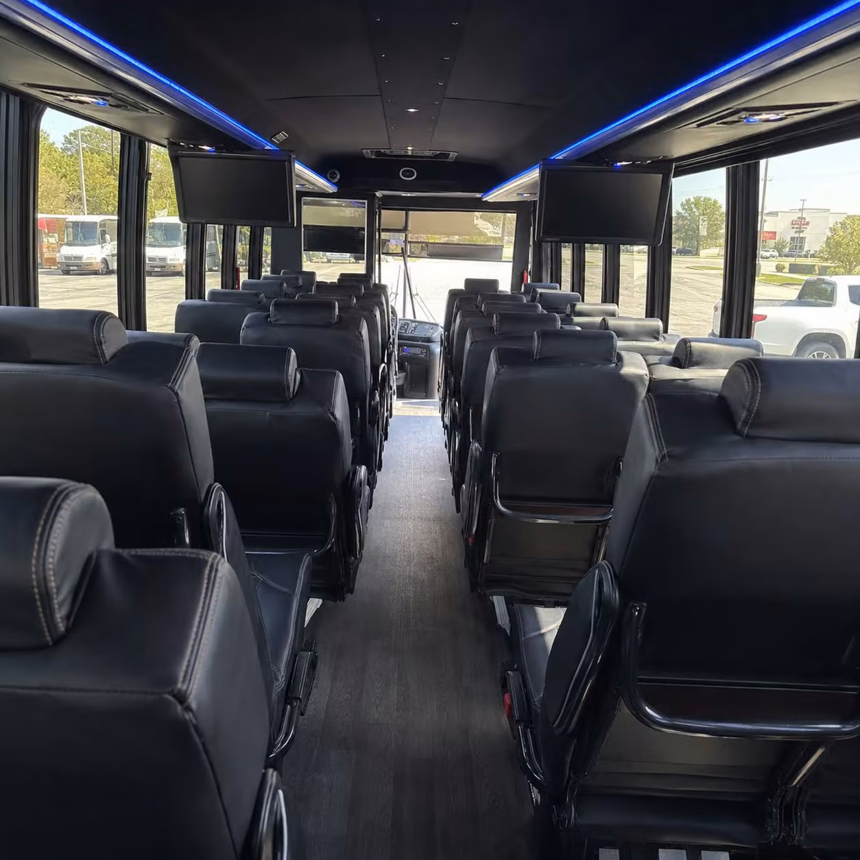 35 passenger minibus inside